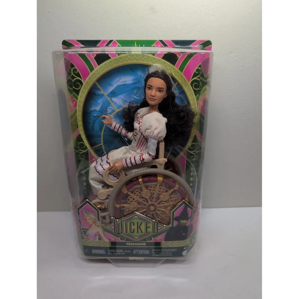 Wicked Nessarose Fashion Doll, Moveable Wheelchair, New